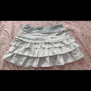 White Lululemon Tennis Skirt